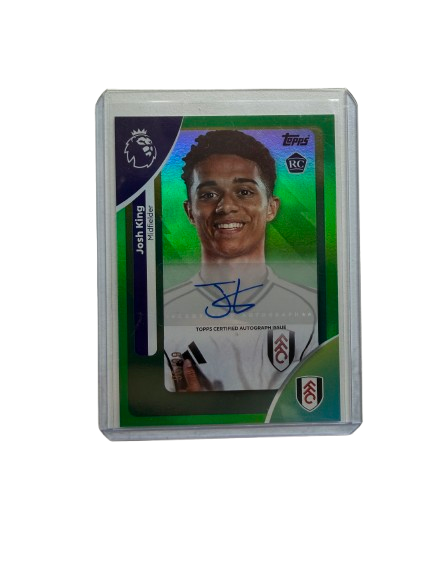 Josh King Auto 96/99 Topps Premier League 2025/26 Fußball
