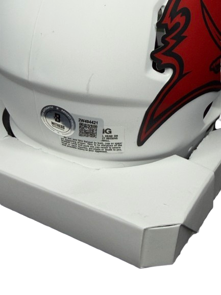 Baker Mayfield signierter Tampa Bay Buccaneers Mini Helm