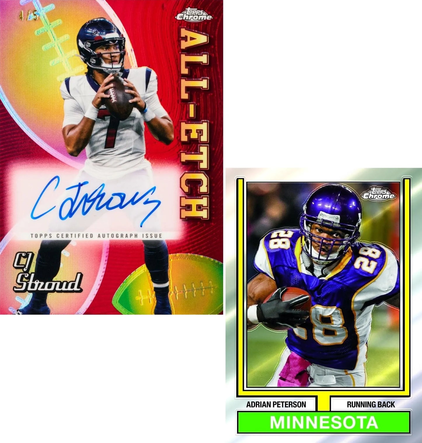 Topps Chrome 2024 Football Mega Box