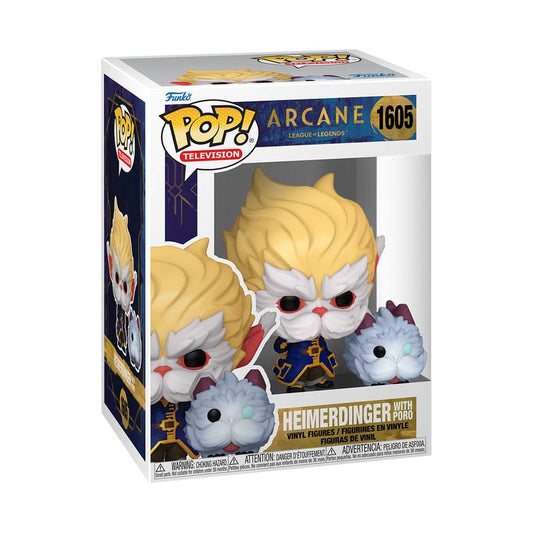 Arcane League of Legends POP! Vinyl Figur Heimerdinger w/Poro 9 cm