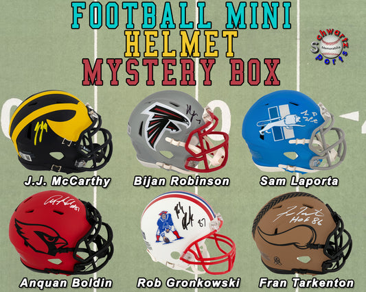 Football Mini Helmet Signed Mystery Box - Series 47 (Limited to 150) – Schwartz Sports