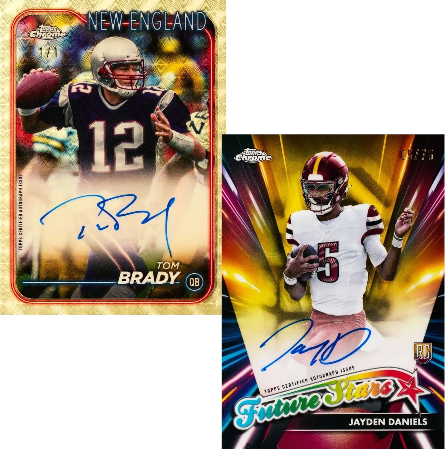 Topps Chrome 2024 Football Mega Box