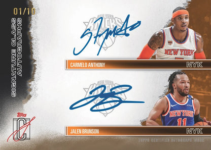 2025/26 Topps Signature Class Basketball – NBA Mega Box (10 Packs)