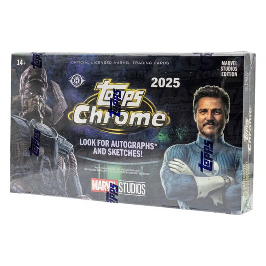 2025 topps Chrome Marvel Studios Hobby Box