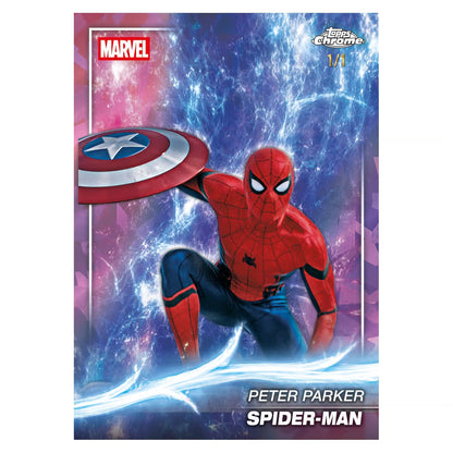 2025 Topps Chrome® Marvel Sapphire Edition – Hobby Box (Trading Cards)