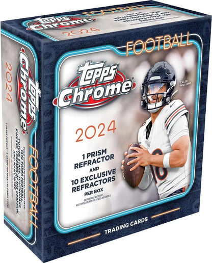 Topps Chrome 2024 Football Mega Box