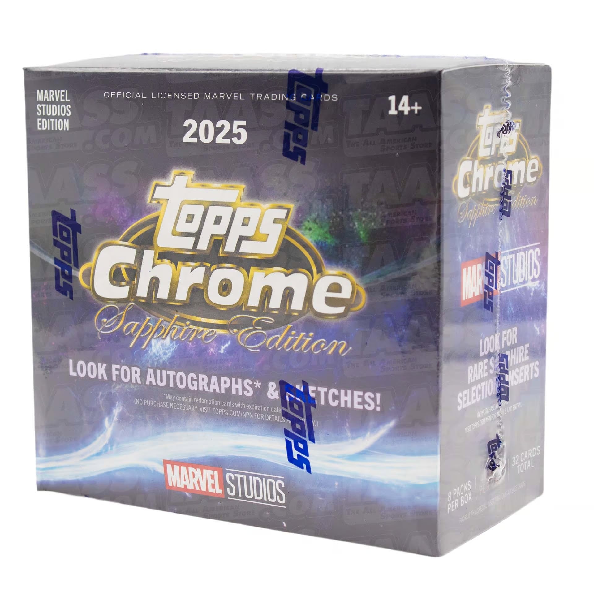 2025 Topps Chrome Marvel Sapphire Edition Trading Card Hobby Box