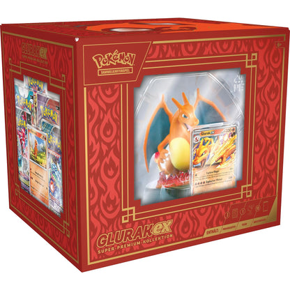 Pokémon Glurak-ex Super Premium-Kollektion Sammelkarten
