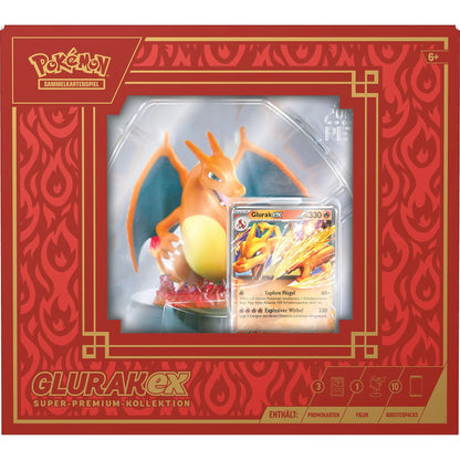 Pokémon Glurak-ex Super Premium-Kollektion Sammelkarten