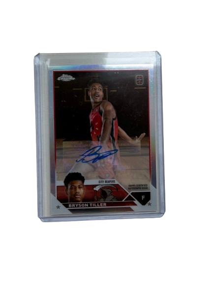 Bryson Tiller Auto Topps Chrome 2024 NBA