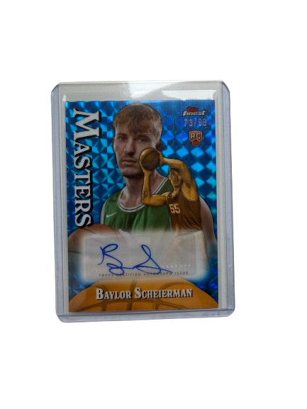 Baylor Scheierman Auto 73/99 Topps Finest 2024/25 Rookie NBA