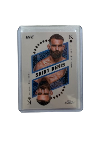 Benoît Saint-Denis Casehit Kings and Queens Topps Chrome 2025 Rookie UFC