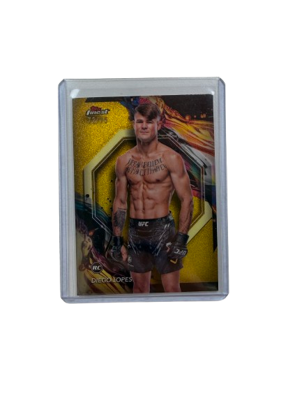 Diego Lopes 72/75 Topps Finest 2022 Rookie UFC