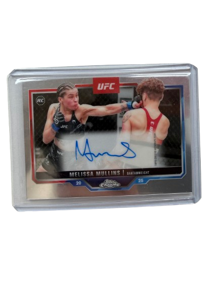 Melissa Mullins Auto Topps Chrome 2025 Rookie UFC