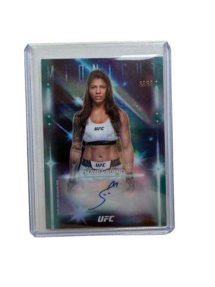 Mayra Bueno Auto 86/99 Topps Midnight 2025 UFC
