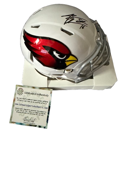 Jake Plummer signierter Arizona Cardinals Mini Helm