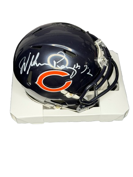 William Perry signierter Chicago Bears Mini Helm