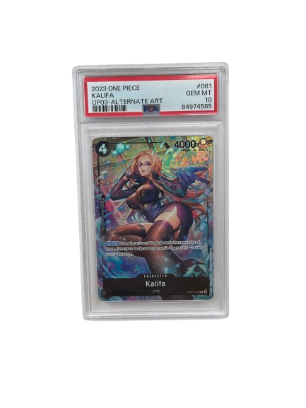 One Piece Kalifa CP9 OP03-081 PSA 10 GEM MT