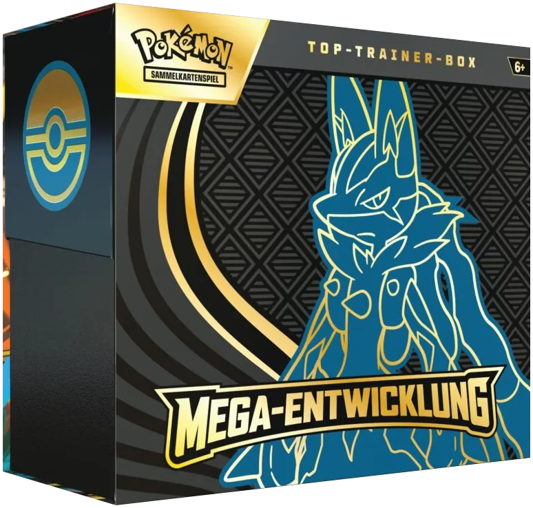 Mega-Entwicklung - Top-Trainer-Box Lucario - deutsch