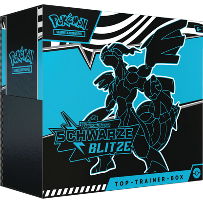Pokémon Karten Karmesin & Purpur Schwarze Blitze Top-Trainer-Box