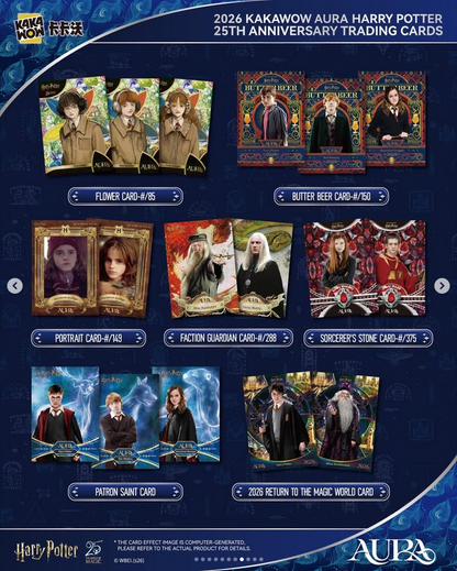 Kakawow Harry Potter Aura Karten kaufen – Trading Cards Set Display | Harry Potter Sammelkarten offiziell