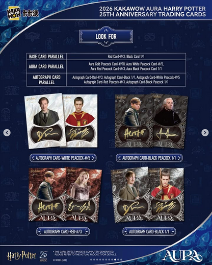 Kakawow Harry Potter Aura Karten kaufen – Trading Cards Set Display | Harry Potter Sammelkarten offiziell