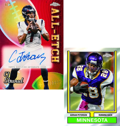 Topps Chrome 2024 Football Mega Box