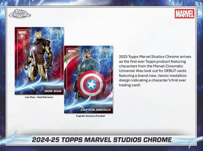 2025 topps Chrome Marvel Studios Hobby Box