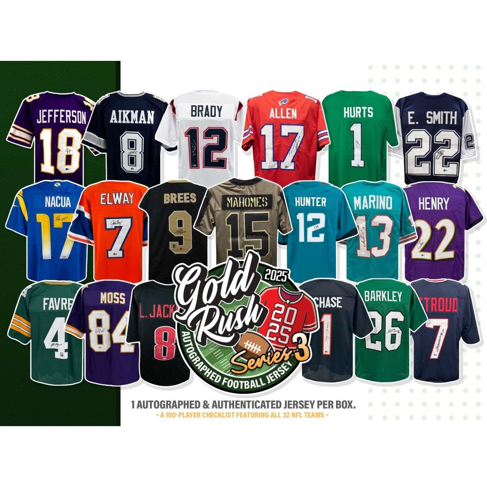 Signierter Football Jersey Serie 3