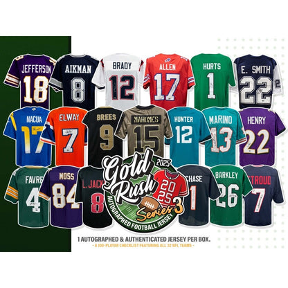 Signierter Football Jersey Serie 3