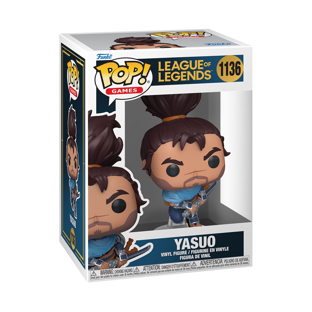 League of Legends POP!&Buddy Vinyl Figur Yasuo 9 cm