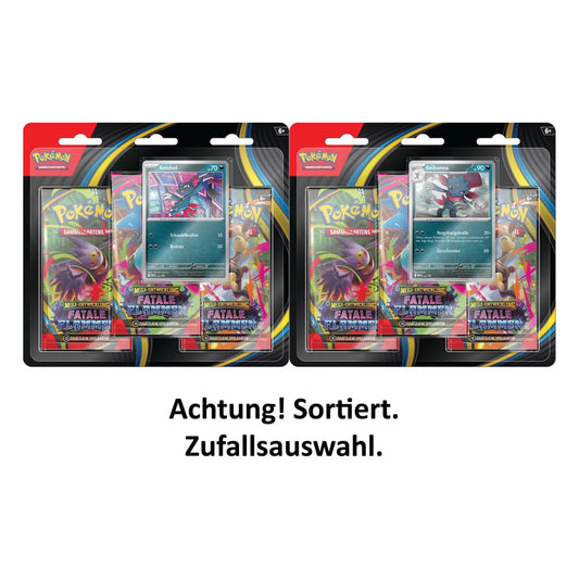 Pokémon TCG ME02 Mega-Entwicklung 3er-Pack Blister *Deutsche Version*